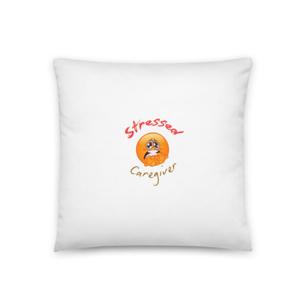 Stressed Caregiver Basic Pillow - Image 2