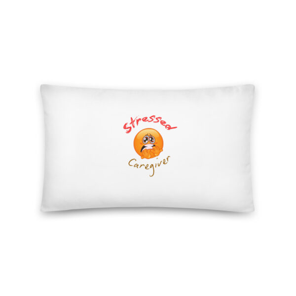 Stressed Caregiver Basic Pillow - Image 4