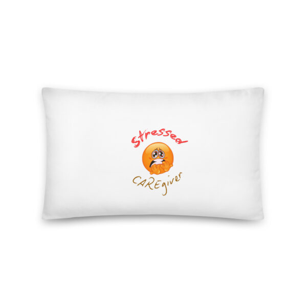 Stressed CAREgiver Basic Pillow - Image 3