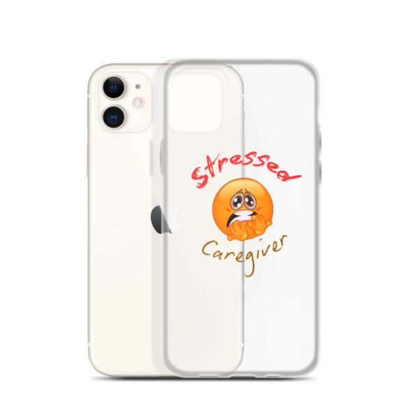 Stressed Caregiver Clear Case for iPhone® - Image 7