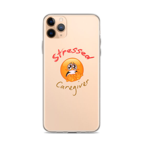 Stressed Caregiver Clear Case for iPhone® - Image 2