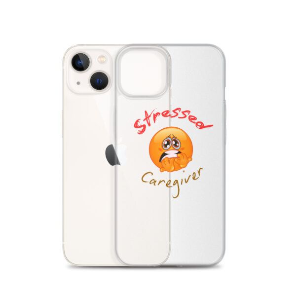 Stressed Caregiver Clear Case for iPhone® - Image 23