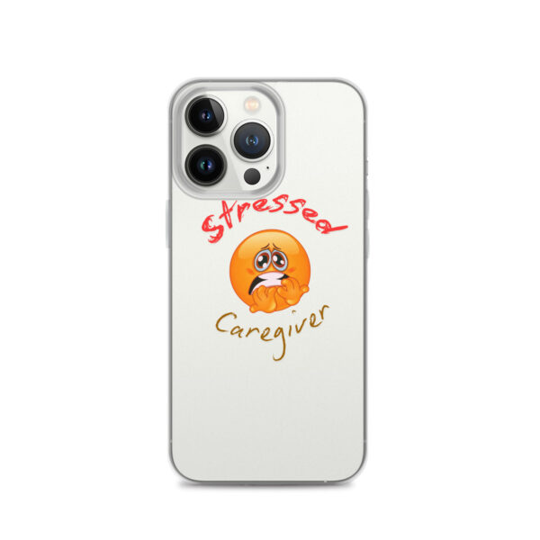 Stressed Caregiver Clear Case for iPhone® - Image 20