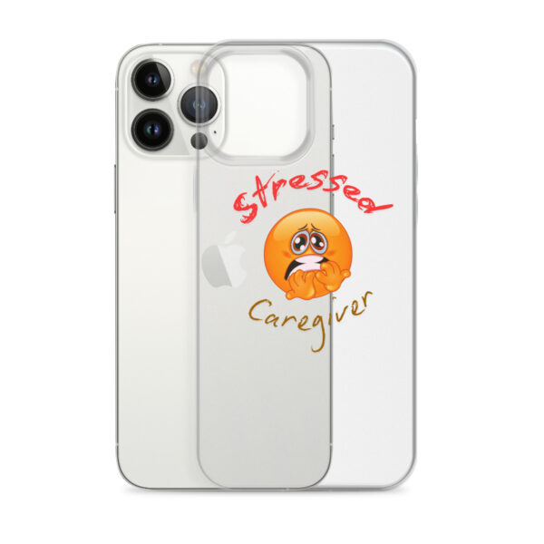 Stressed Caregiver Clear Case for iPhone® - Image 19