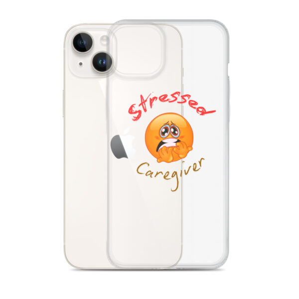 Stressed Caregiver Clear Case for iPhone® - Image 25