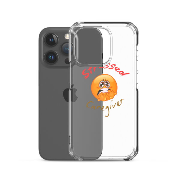 Stressed Caregiver Clear Case for iPhone® - Image 37