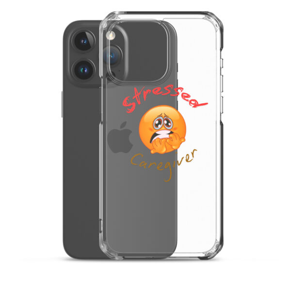 Stressed Caregiver Clear Case for iPhone® - Image 35