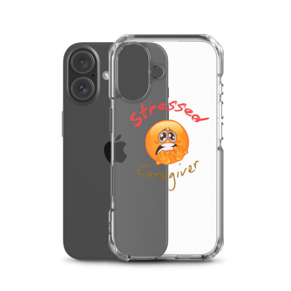 Stressed Caregiver Clear Case for iPhone® - Image 46