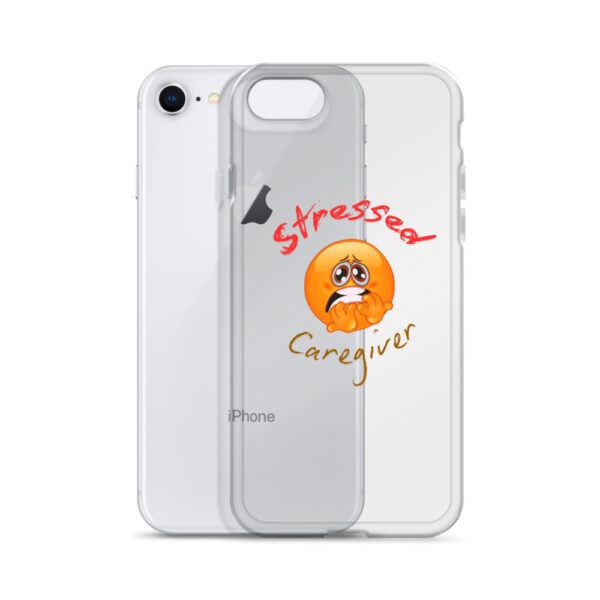 Stressed Caregiver Clear Case for iPhone® - Image 48