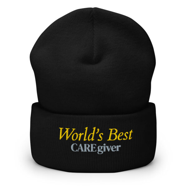 World's Best CAREgiver Cuffed Beanie