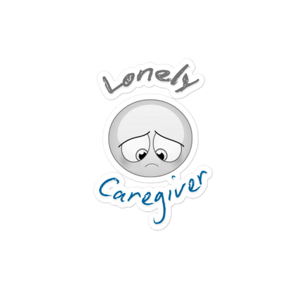 Lonely Caregiver Bubble-free stickers - Image 3