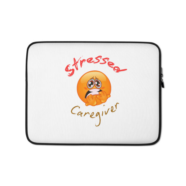 Stressed Caregiver Laptop Sleeve