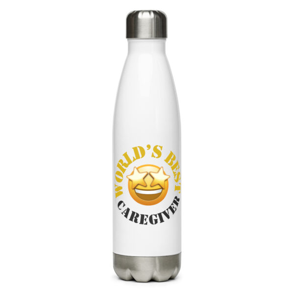 World's Best Caregiver Stainless steel water bottle