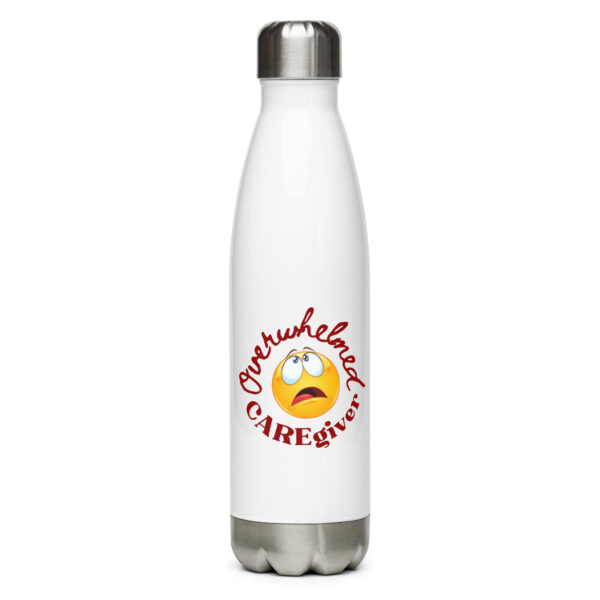 Overwhelmed CAREgiver Stainless steel water bottle