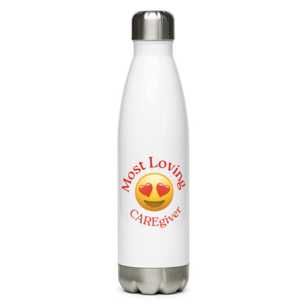 Most Loving CAREgiver Stainless steel water bottle