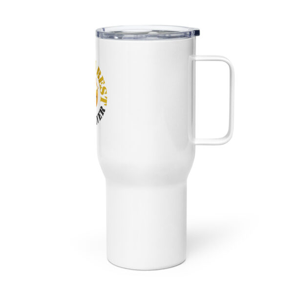 World's Best Caregiver Travel mug with a handle - Image 3