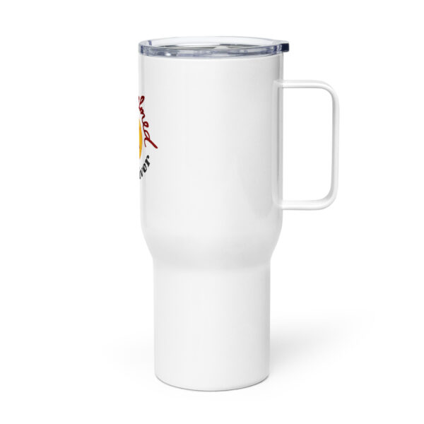 Overwhelmed Caregiver Travel mug with a handle - Image 3