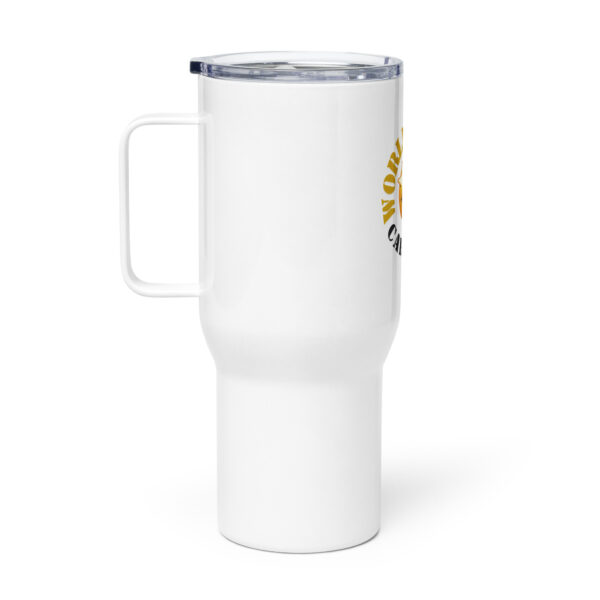 World's Best Caregiver Travel mug with a handle - Image 2