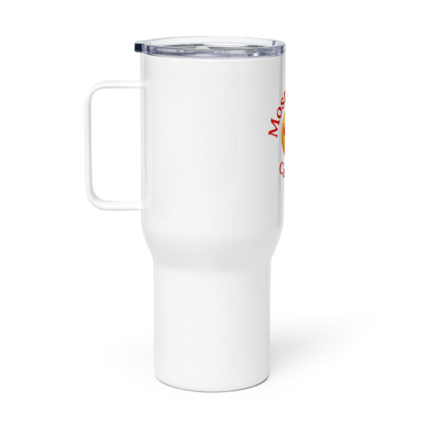 Most Loving Caregiver Travel mug with a handle - Image 2