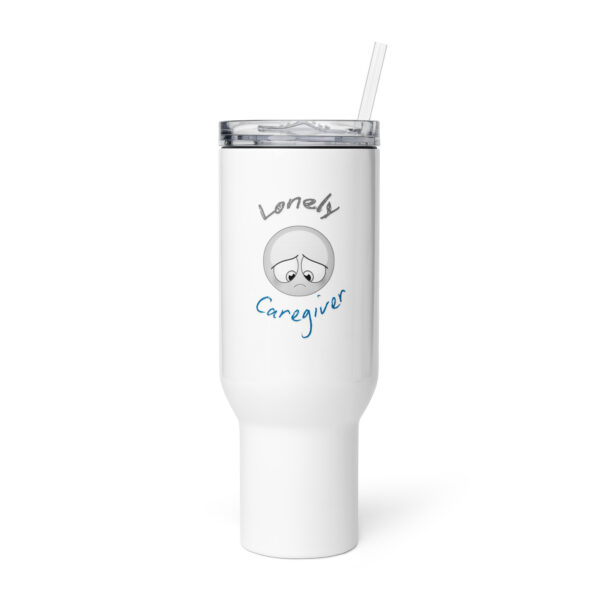 Lonely Caregiver Travel mug with a handle - Image 4