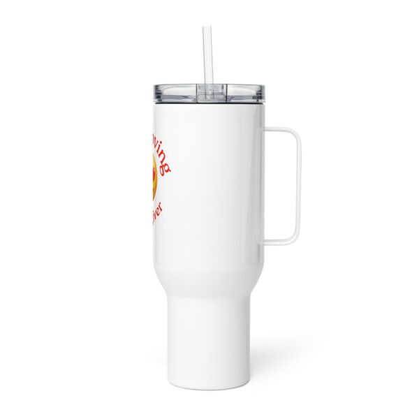 Most Loving Caregiver Travel mug with a handle - Image 5