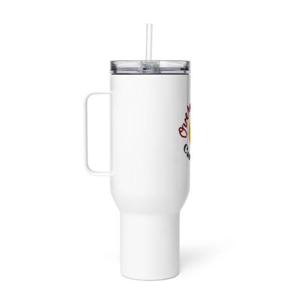 Overwhelmed Caregiver Travel mug with a handle - Image 6