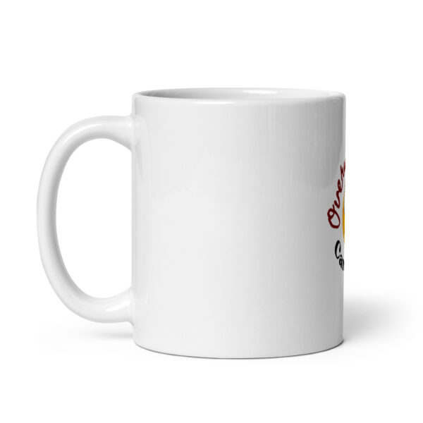 Overwhelmed Caregiver White glossy mug - Image 3