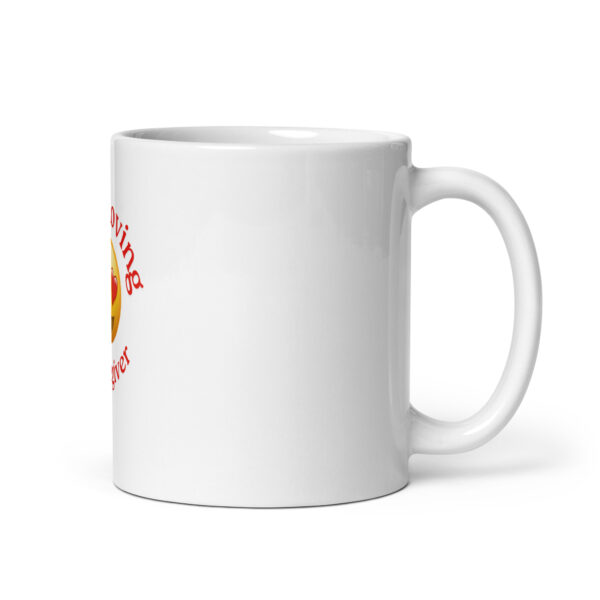 Most Loving Caregiver White glossy mug - Image 2