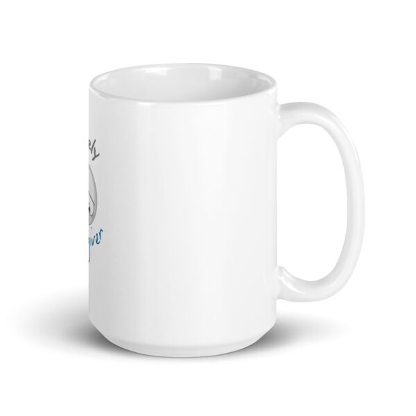 Lonely Caregiver White glossy mug - Image 4