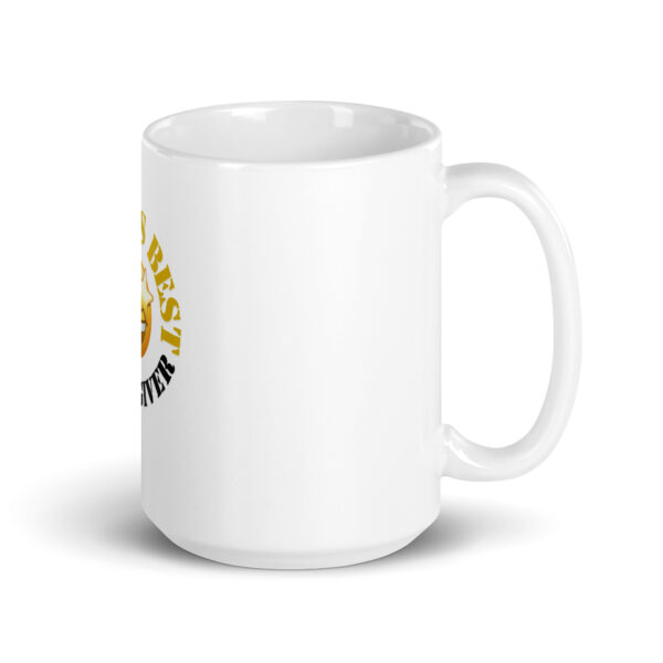 World's Best Caregiver White glossy mug - Image 4